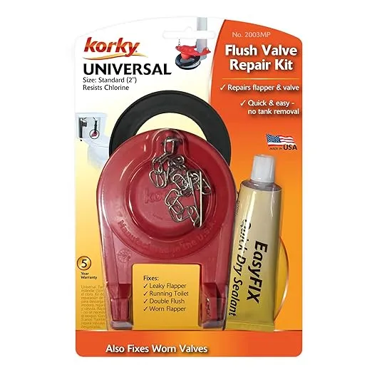 Korky 2003MP Flush Valve Repair Kit, No Size, No Color