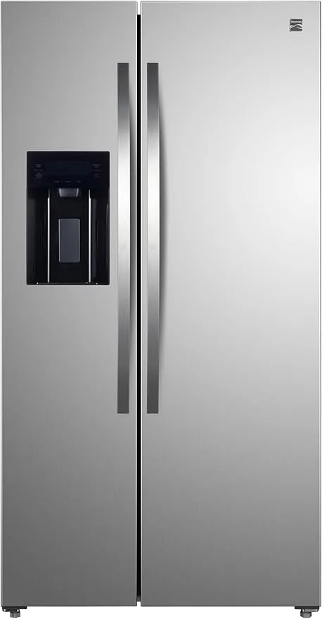 Kenmore 46-51805 Counter-Depth Side Refrigerator/Freezer with Stainless Steel, Water Dispenser, Ice Maker, Quiet and Energy Efficient Inverter Compressor, 36 Inch