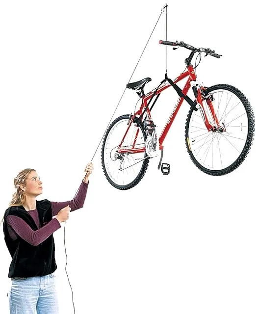 HARKEN - Bike Overhead Garage Storage Hoist System, Smart Home Organzation, Easy One-Person Operation, Safe Anti-Drop, Easy One-Person Operation - model 7800.12