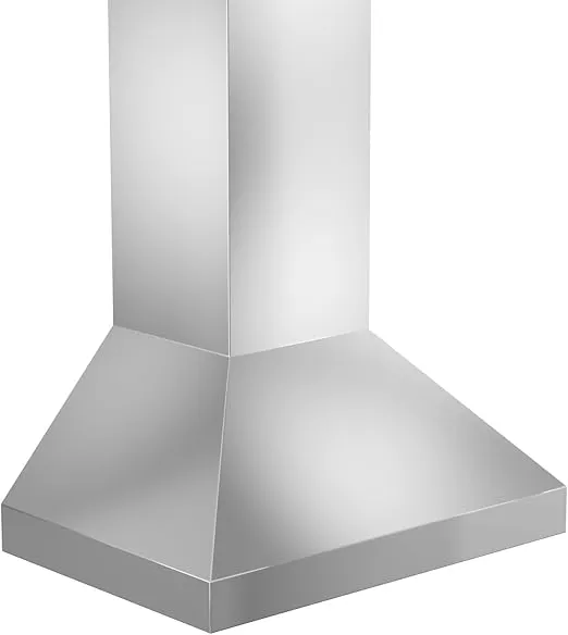 ZLINE 30" Professional Convertible Vent Wall Mount Range Hood in Stainless Steel with Crown Molding (597CRN-30)