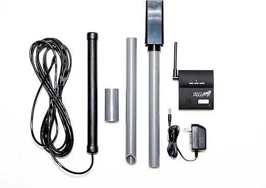 Mighty Mule FM231 Wireless Driveway Alarm – Electromagnetic Vehicle Detection, Indoor Receiver, 400 ft Range, Expandable, Battery Powered, Easy Installation, Driveway & Property Security System