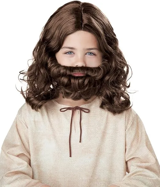 California Costumes Jesus Wig & Beard Child Costume, Acc