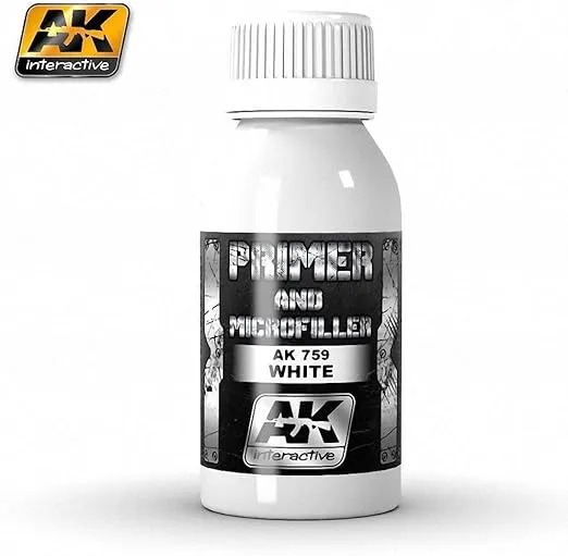 AK Interactive White Primer Microfiller 100ml