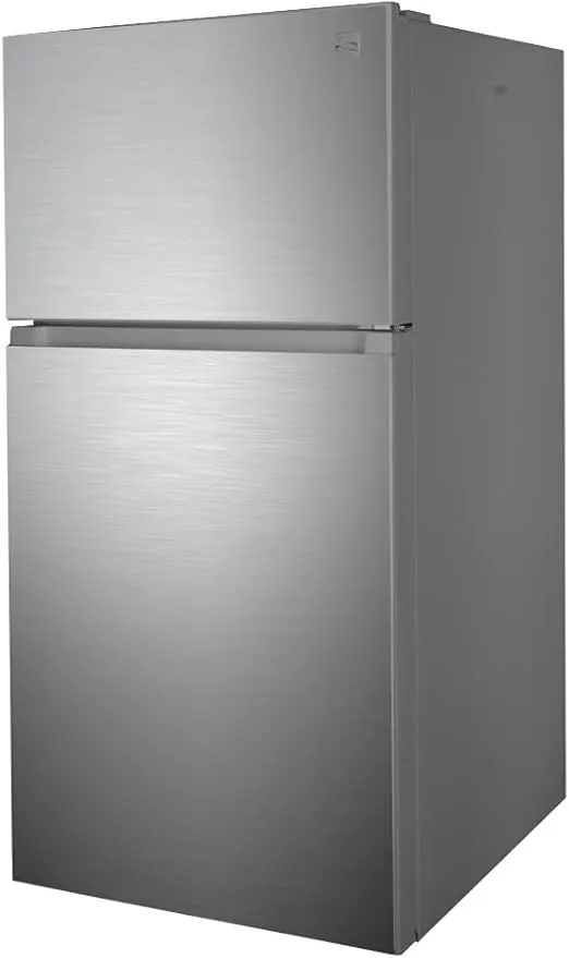 Kenmore 33 in. 20.4 cu. ft Capacity Refrigerator/Freezer with Full-Width Adjustable Glass Shelving, Humidity Control Crispers, Ice Maker, ENERGY STAR Certified, Fingerprint Resistant Stainless Steel