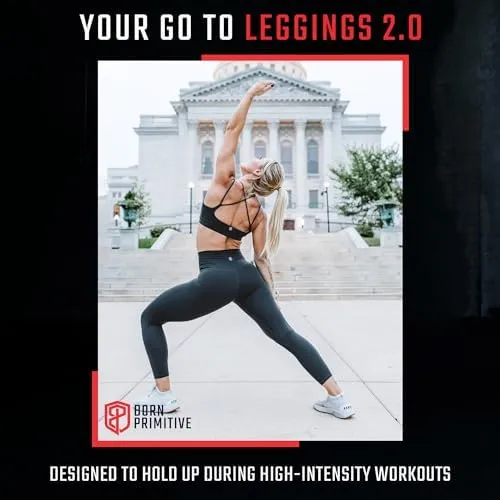 Born Primitive Your Go to 2.0 High-Waisted Workout Leggings for Women