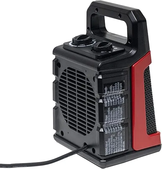 1500W Portable Ceramic Forced Air Electric Heater