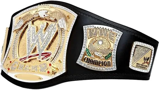 Official WWE Authentic WWE Championship Spinner Replica Title Belt,Multicoloured,One Size