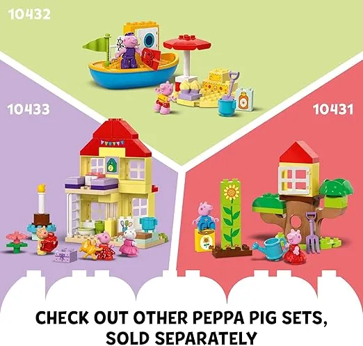 LEGO DUPLO Peppa Pig Supermarket Toy for Toddlers with 4 Figures Included, Creative Building Set for Preschoolers, Learning Toy That Helps Develop Fine Motor Skills, Gift for Kids Ages 2 and Up, 10434