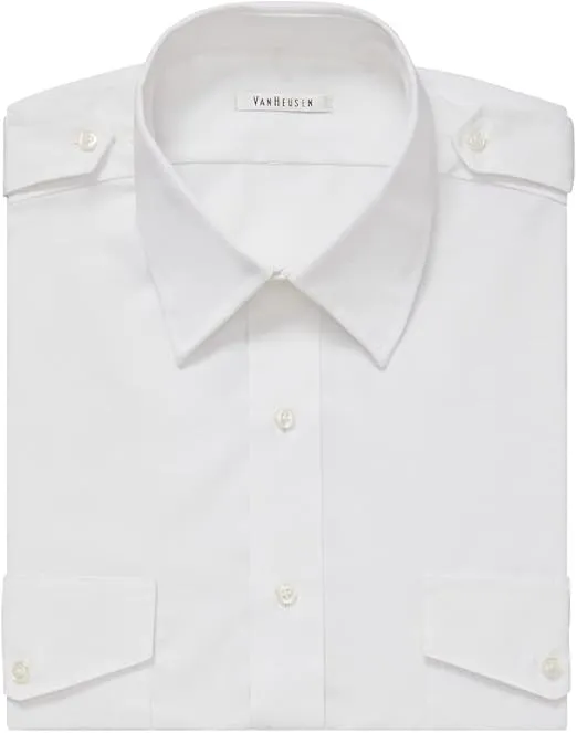 Van Heusen Men's Van Heusen Men's Pilot Dress Shirt Short Sleeve