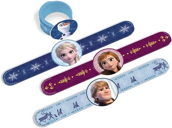 Amscan Disney Frozen 2 Slap Bracelets | 9 1/4' x 2' | 4 Pcs.