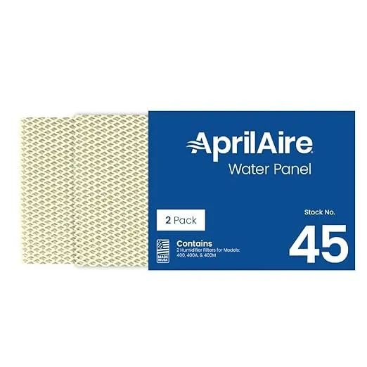 AprilAire 45 Water Panel Humidifier Filter Replacement for AprilAire Whole-House Humidifier Models 400, 400A, 400M (Pack of 10)