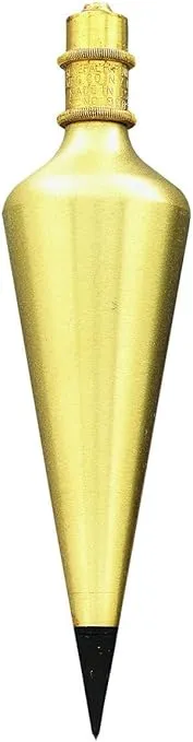 General Tools 800 16 Brass Plumb Bob, 16 Ounce