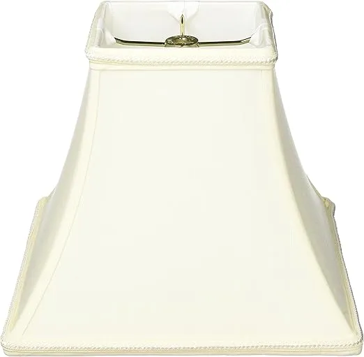 Royal Designs Square Bell Designer Lamp Shade, Eggshell, 5 x 10 x 9