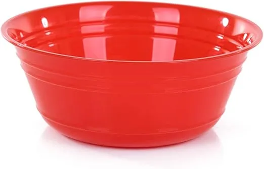 Mintra Home Snack Bowls (Large 2pk (4L), Red)