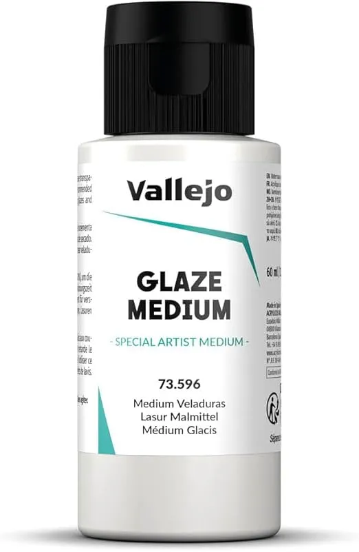 Vallejo Model Color 60 ml Medium Glaze Bottle