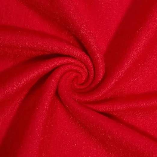 Solid Polar Fleece Fabric Anti-Pill 60" Wide by The Yard Many Colors (Red)