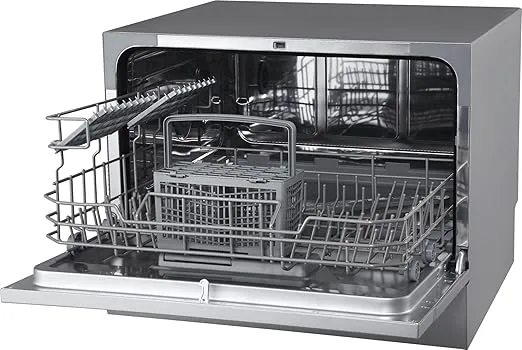 EdgeStar DWP63 21-5/8 Inch Wide 6 Place Setting Countertop Dishwasher - White