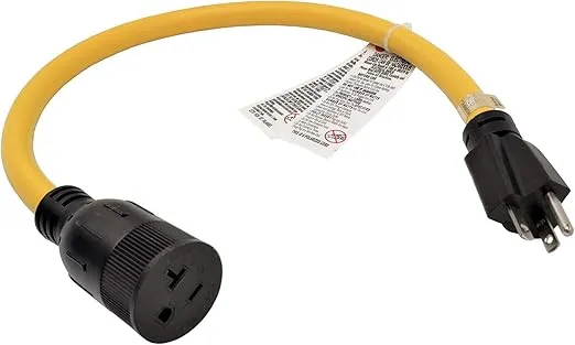 Parkworld NEMA 5-20 Extension Cord 5-20P to 5-20R (T Blade Female Also for 5-15R Adapter) 125V, 20A, 2500W (2FT)