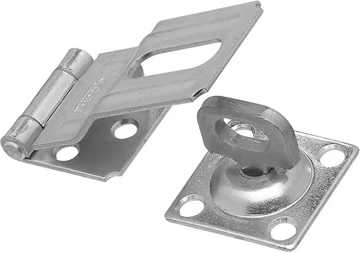 National Hardware N102-855 V32 Swivel Staple Safety Hasp in Zinc Plated