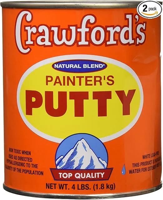 INC. 31604 Quart Natural Blend Painters Putty Set of 2