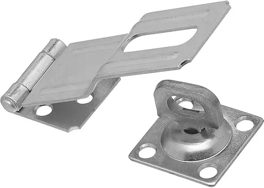 National Hardware N102-921 V32 Swivel Staple Safety Hasp in Zinc plated,4 Inch - 1/2 Inch