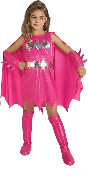 Rubie's Child's DC Comics Pink Batgirl Costume, Medium