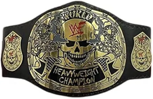 Smoking Skull Stone Cold Heavyweight Wrestling Championship Belt