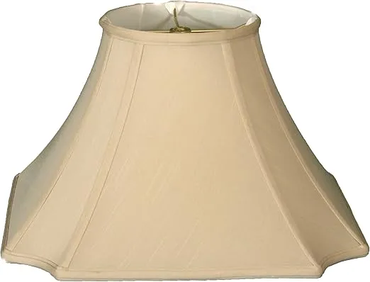 Royal Designs Square Inverted Cut Corner Basic Lamp Shade, Beige, 5 x 10 x 8