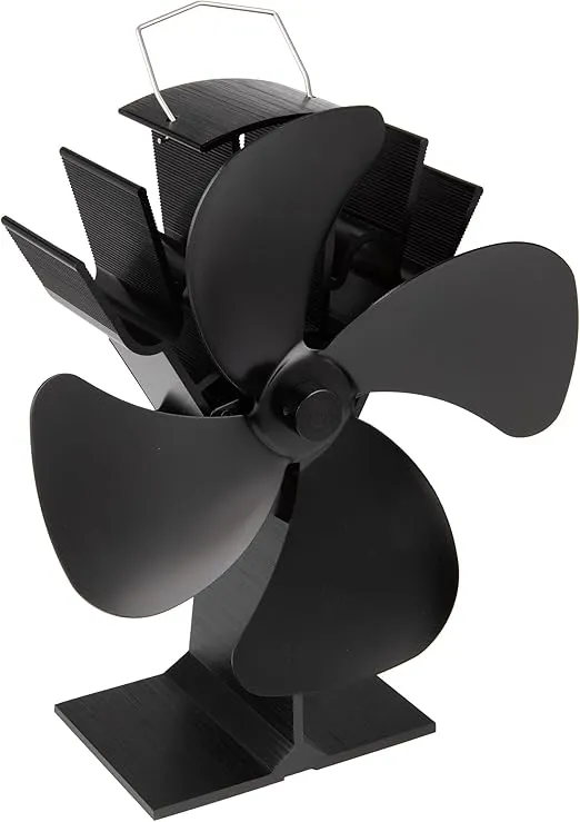 Home-Complete Stove Fan- Heat Powered Fan for Wood Burning Stoves or Fireplaces-Quiet and Low Maintenance, Disperses Warm Air Through House