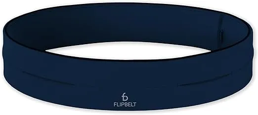 FlipBelt Classic Running Belt, Running Fanny Pack for Women and Men, USA Company