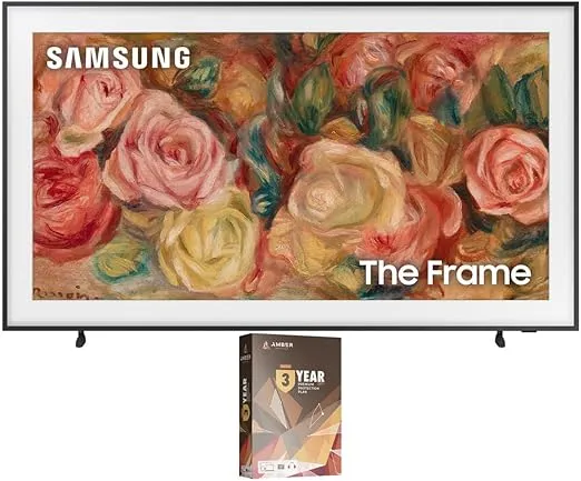 Samsung QN65LS03DAFXZA 65 Inch The Frame 4K Smart Quantum HDR TV with 3 Year Amber Protection Plan (2024)