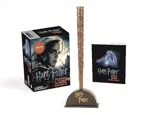 Harry Potter Hermione's Wand with Sticker Kit: Lights Up! (RP Minis)