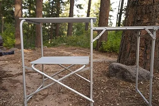 Camping Roll Top Kitchen Made from Weather-Resistant Aluminum (by Caddis Sports, Inc.)