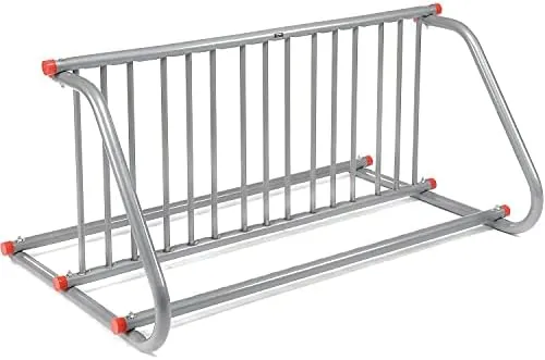 Global Industrial 59-3/4"L Grid Bike Rack, Double Sided, Powder Coated Steel, 10-Bike Capacity