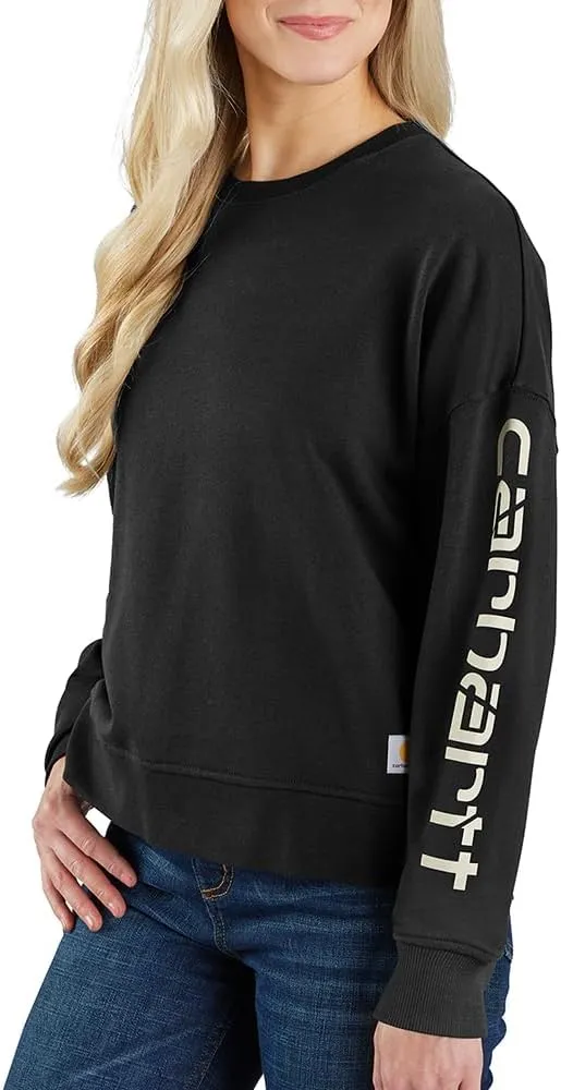 Carhartt Women's Tencel Fiber Series Loose Fit Sleeve Graphic Sweatshirt