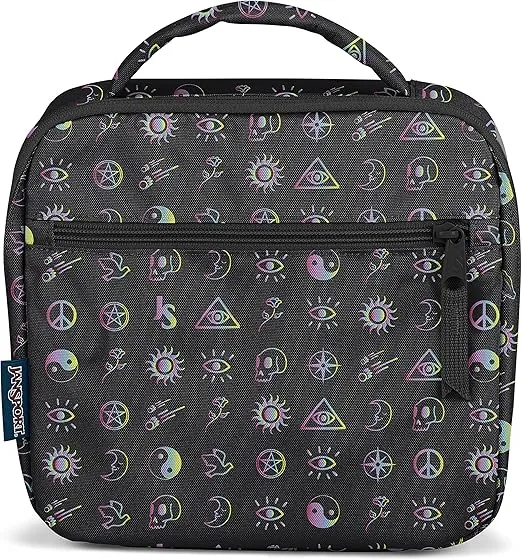 JanSport Lunch Break Insulated Cooler Bag - Leakproof Picnic Tote, Woke Wings