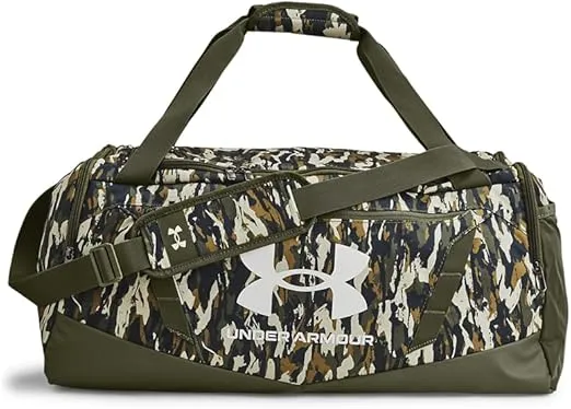 Under Armour Unisex-Adult Undeniable 5.0 Duffle, (391) Marine OD Green/Marine OD Green/Summit White, One Size Fits Most